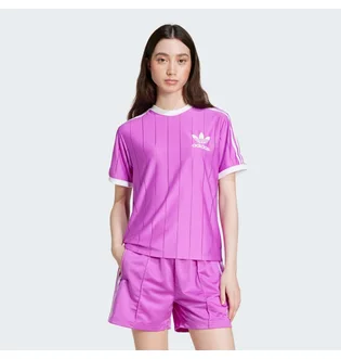 Футболка женская Adidas Adicolor 3-Stripes Pinstripe T-Shirt Pink IY7225