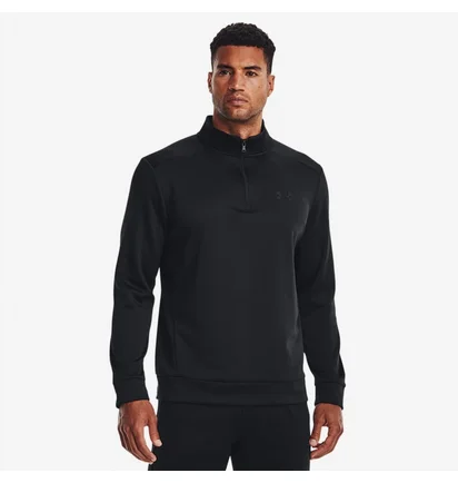 Кофта чоловіча Under Armour Fleece 1/4 Zip Black 1373358-001
