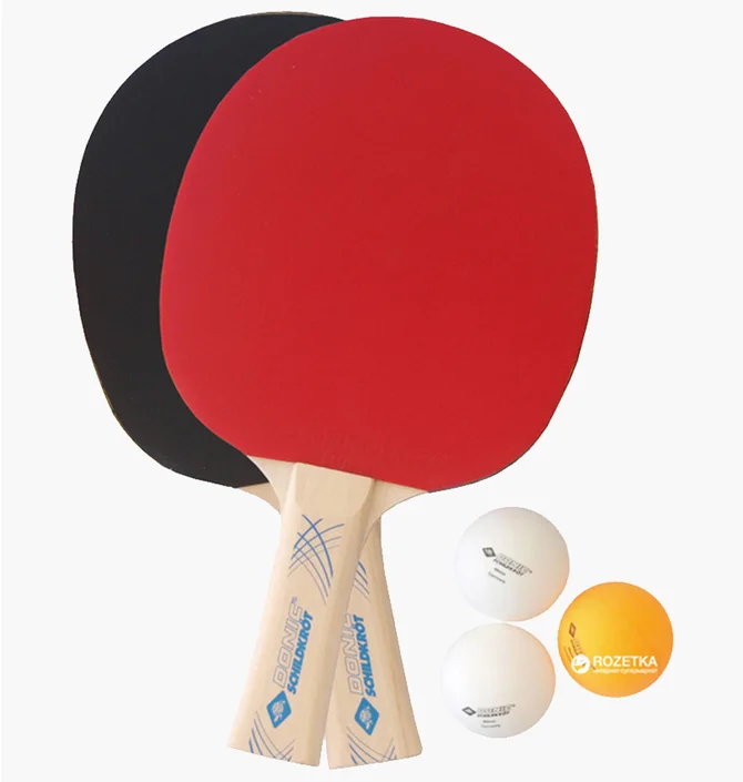 Ракетка для настільного тенісу Donic Appelgren 300 2-Player Set Black/Red 788634S
