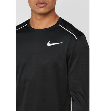 Лонгслив мужской Nike Dri-Fit Miller Running Black AJ7568-010