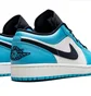 Кросівки чоловічі Air Jordan 1 Low White/Light Blue 553558-144