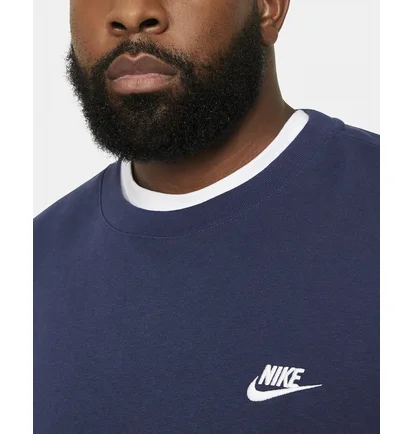 Світшот чоловічий Nike M NSW CLUB CRW BB Blue BV2662-410