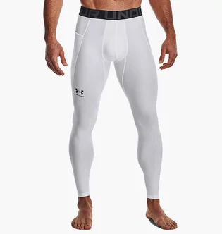 Леггинсы мужские Under Armour Heat Gear Leggings White 1361586-100