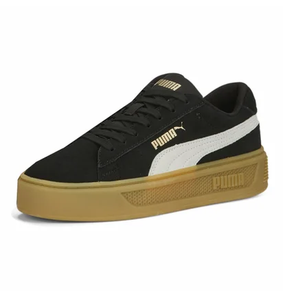 Кросівки жіночі Puma Smash V3 Suede Platform Sneakers Black 391942-02