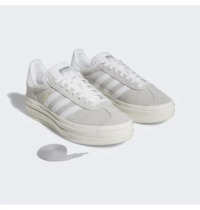 Кросівки унісекс Adidas Gazelle Bold Shoes Grey Hq6893