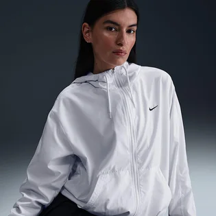 Толстовка женская Nike Nsw Essntl Uv Wvn Jkt Hd White FV6298-100