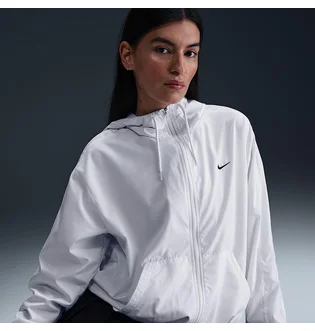 Толстовка женская Nike Nsw Essntl Uv Wvn Jkt Hd White FV6298-100