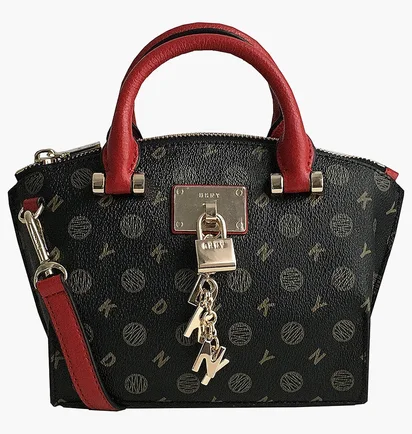Сумка жіноча Dkny Elissa Mini Heritage Logo Satchel Black R93DJC28
