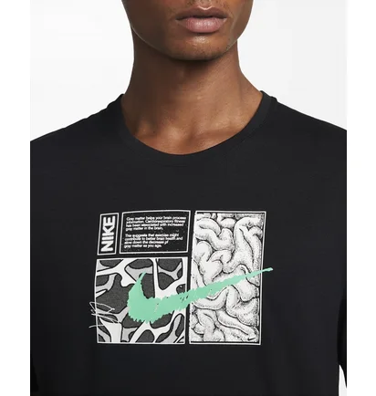 Футболка чоловіча Nike Dri-Fit Miler D.Y.E. Black Dq6508-010