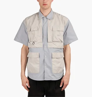 Сорочка унісекс Liberaiders Lr Utility S/S Shirt Grey 712032201