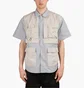 Рубашка унисекс Liberaiders Lr Utility S/S Shirt Grey 712032201