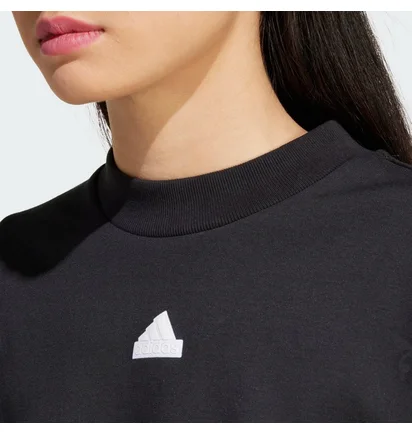 Світшот жіночий Adidas Future Icons 3-Stripes Sportswear Black IP1549