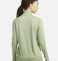 Кофта жіноча Nike 1/4 Dri-Fit Swoosh Olive DX0952-386