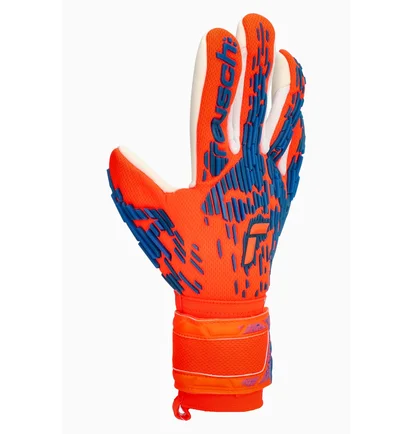 Рукавиці воротарські дитячі Reusch Attrakt Freegel Silver Premium Orange/Beige 5472235-2210