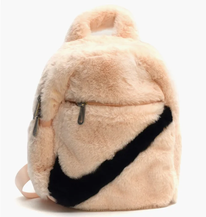 Рюкзак жіночий Nike Sportwear Futura 365 Maux Fur Mini Beige FB3049-838