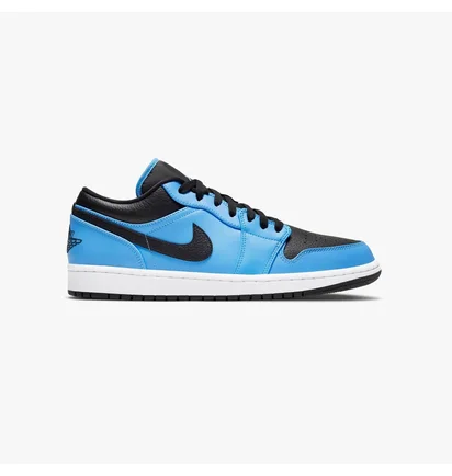 Кроссовки мужские Air Jordan 1 Low Blue/Black 553558-403
