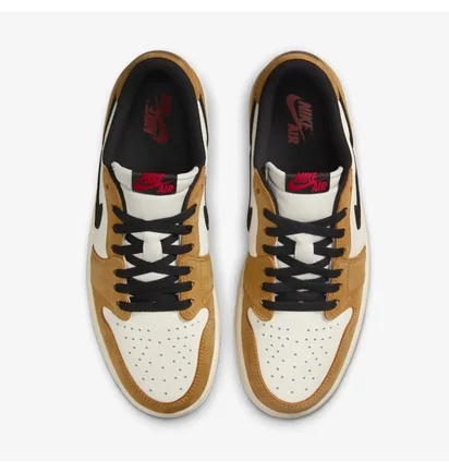 Кросівки чоловічі Air Jordan 1 Low Og White/Yellow CZ0790-107