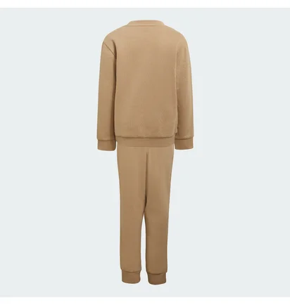 Спортивный костюм детский Adidas Crew Set Lk Beige KV1602