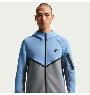 Толстовка мужская Nike Tech Fleece Fz Wr Blue/Grey HV0949-486