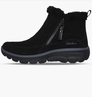 Ботинки женские Skechers Relaxed Fit: Easy Going - Cool Zip! Black 167862-BLK