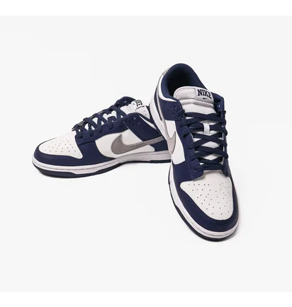 Кроссовки мужские Nike Dunk Low White/Blue Fd9749-400