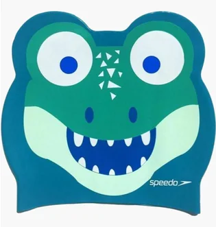 Шапочка для плавания детская Speedo Croc Prt Character Green 8-12240D680