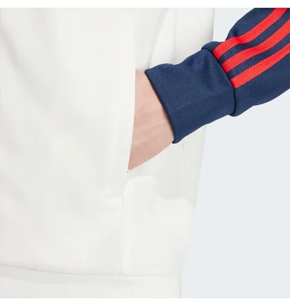 Олимпийка мужская Adidas Adicolor Classics Sst Track Jacket Beige/Blue IY9859
