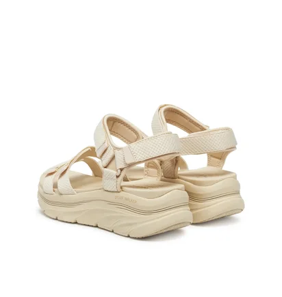 Сандали женские Skechers DLux Walker-Going-Out Vibes Beige 119828-NAT