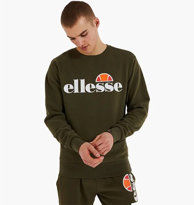 Свитшот мужской Ellesse Sl Succiso Sweatshirt Green SHC07930-506