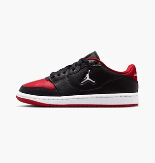Кроссовки детские Air Jordan Court Connect Low Older Kids Shoes Black/Red IQ6016-003