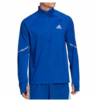 Кофта мужская Adidas Fast Half Zip Long Sleeve Running Top Blue HK5641