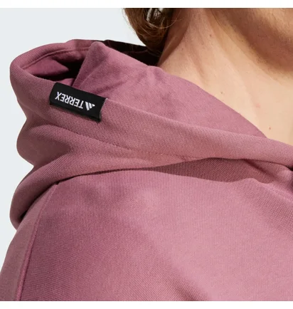 Худи мужское Adidas Terrex Logo Hoodie Violet IN4715