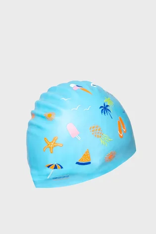 Шапочка для плавания Arena Poolish Moulded Light Blue/Multi 1E774-233