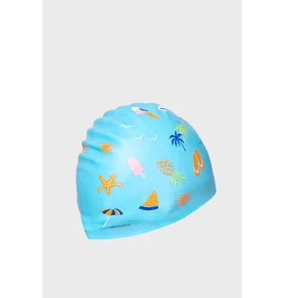 Шапочка для плавания Arena Poolish Moulded Light Blue/Multi 1E774-233