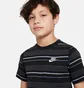 Футболка детская Nike Shirt K Nsw Tee Club Stripe Black FJ6348-011