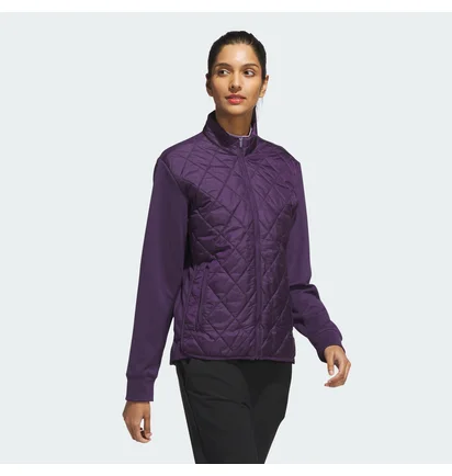Куртка жіноча Adidas Ultimate365 Quilted Full-Zip Violet JP3511