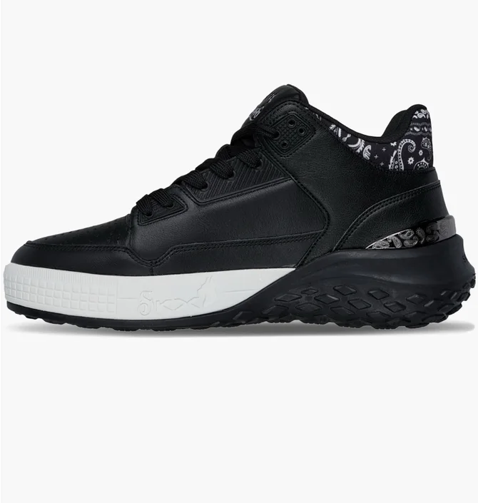 Кроссовки мужские Skechers Snoop Dogg Sizzle Buckets Og Black 251180-BLK