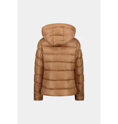 Пуховик жіночий CMP Jacket Fix Hood Brown 33K3566-P814