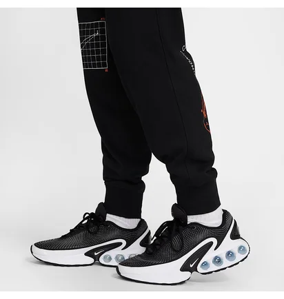 Спортивный костюм мужской Nike Club Ft Po Hdy Moon Gfx Black HQ8594-010__HJ2512-010