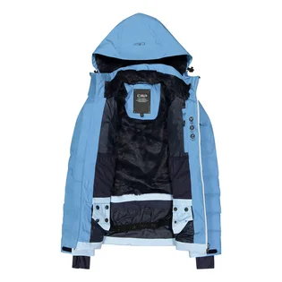 Куртка женская CMP Zip Hood Twill Light Blue 34W4596-L441