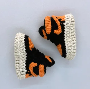 Пінетки дитячі Baby Sneakers Aj Orange Juice Orange BS-AJ1-ORANGE