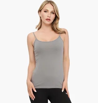 Майка женская Kappa Canotta Spalla Stretta Grey K2301-GRIGIOUNITO