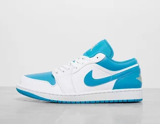 Кроссовки мужские Air Jordan Air 1 Low Light Blue/White 553558-174