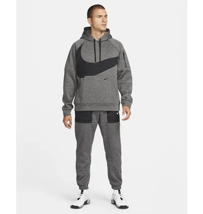 Худи мужское Nike M Nk Tf Hd Po Swoosh Grey Dq5401-071
