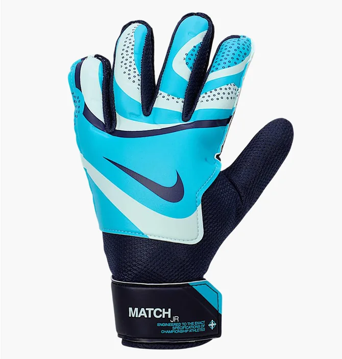 Перчатки вратарские детские Nike Match Jr. Light Blue/Black FJ4864-420