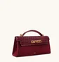 Сумка жіноча JW PEI Noor Faux Suede Top Handle Bag Bordo BB2025BG121869JWP