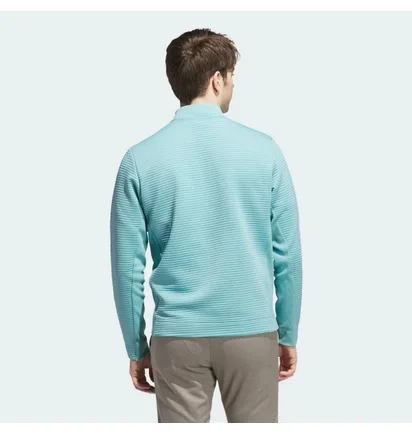Кофта мужская Adidas Ultimate365 Dwr Textured Quarter-Zip Turquoise JX7237