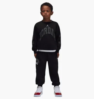 Спортивный костюм детский Air Jordan Kinder Sweatpants Set Black 85F101-023