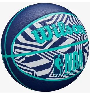 Баскетбольный мяч Wilson Nba Drv Plus Dazzle Camo Bskt Indigo Blue/Turquoise WZ3016102XB6