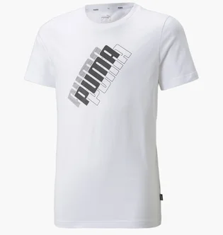 Футболка детская Puma Power Logo Tee White 847296-02